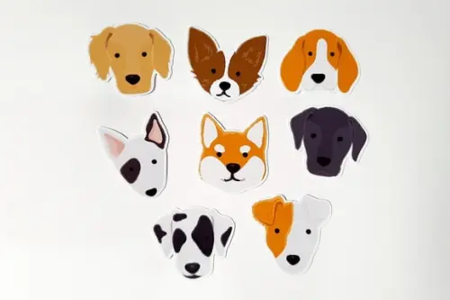 Apliques Cachorrinho 7 cm