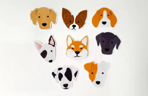 Apliques Cachorrinho 7 cm