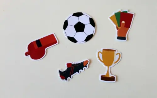 Apliques Futebol 7 cm