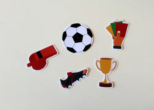 Apliques Futebol 7 cm