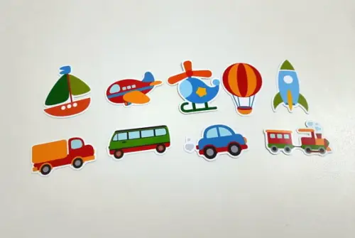 Apliques Meios de Transporte 3 cm