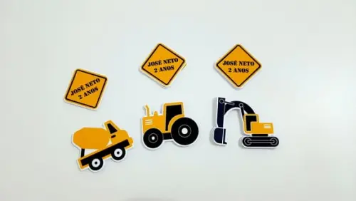 Apliques para Tubetes Construção