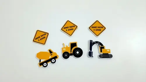 Apliques para Tubetes Construção