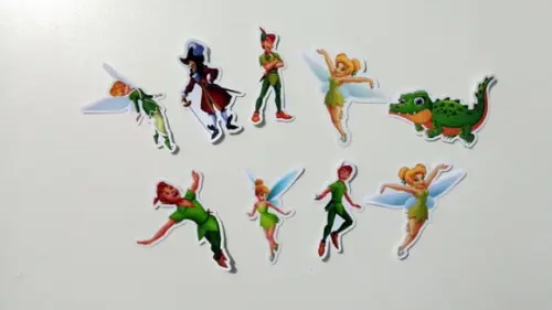 Apliques Peter Pan e Sininho