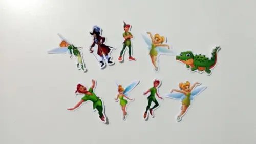 Apliques Peter Pan e Sininho