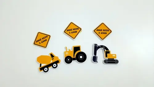 Apliques para Tubetes Construção