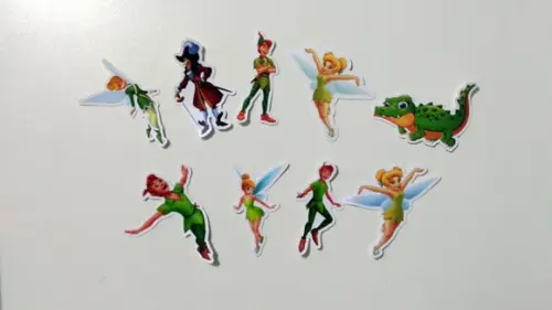 Apliques Peter Pan e Sininho