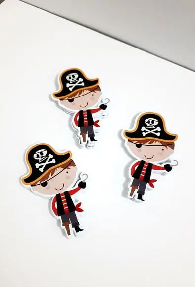 Apliques Pirata 7 cm