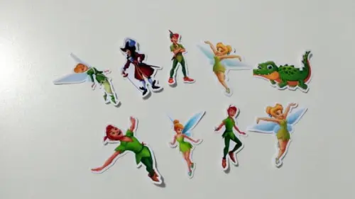 Apliques Peter Pan e Sininho
