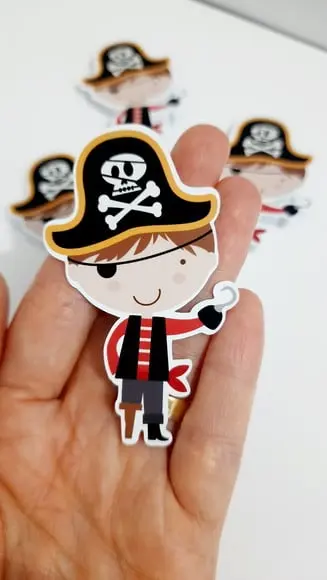 Apliques Pirata 7 cm
