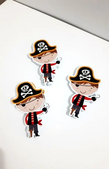 Apliques Pirata 7 cm