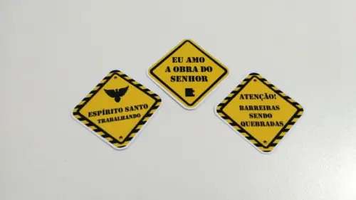 Apliques Placa Igreja 5 cm