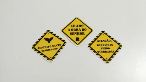 Apliques Placa Igreja 5 cm