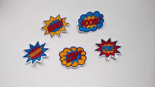 Apliques Vingadores 5 cm