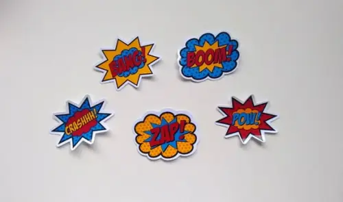 Apliques Vingadores 5 cm