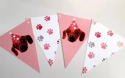 Bandeirola - Cachorro Salsicha