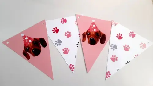 Bandeirola - Cachorro Salsicha