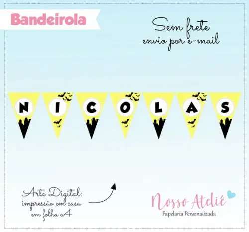 Bandeirola Digital - Morcegos