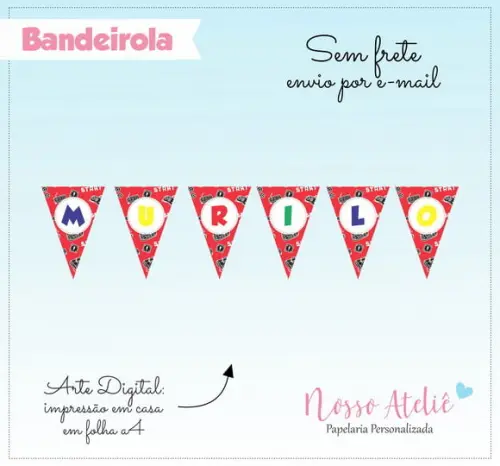 Bandeirola Digital - Vídeo Game