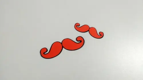 Bigode 5 cm