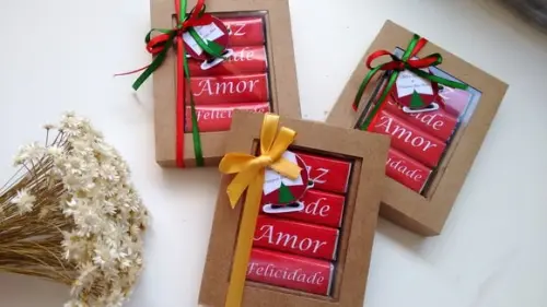 Caixa Lembrancinha - Natal