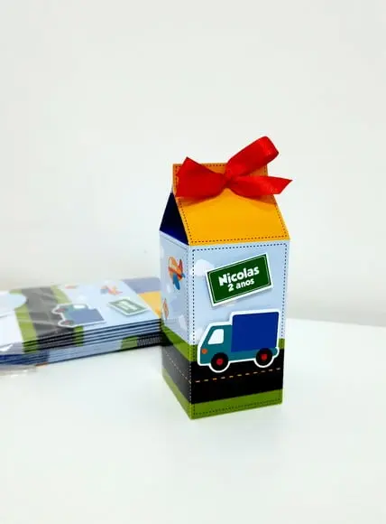 Caixa Milk - Meios de Transporte