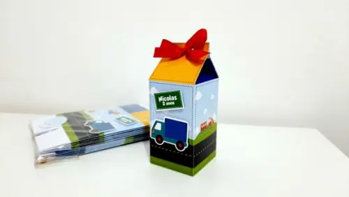 Caixa Milk - Meios de Transporte