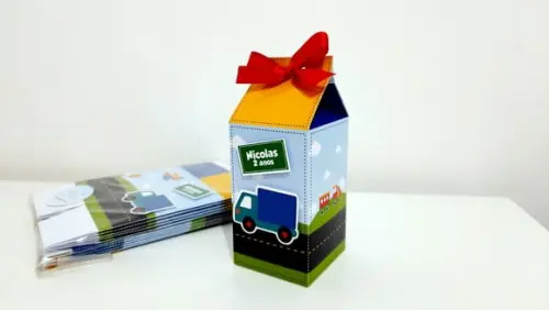 Caixa Milk - Meios de Transporte