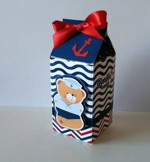 Caixa Milk - Ursinho Marinheiro