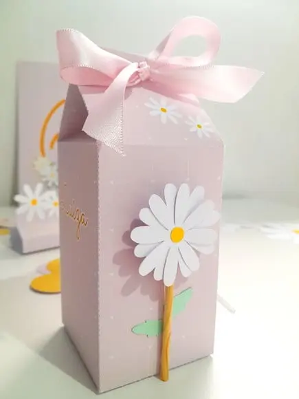 Caixa Milk Margaridas