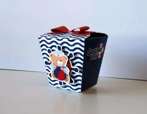 Caixa Sushi - Ursinho Marinheiro