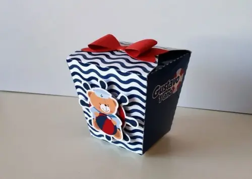 Caixa Sushi - Ursinho Marinheiro