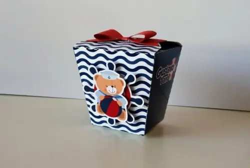 Caixa Sushi - Ursinho Marinheiro