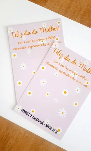 Cartão Dia da Mulher
