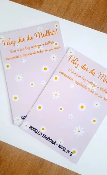 Cartão Dia da Mulher