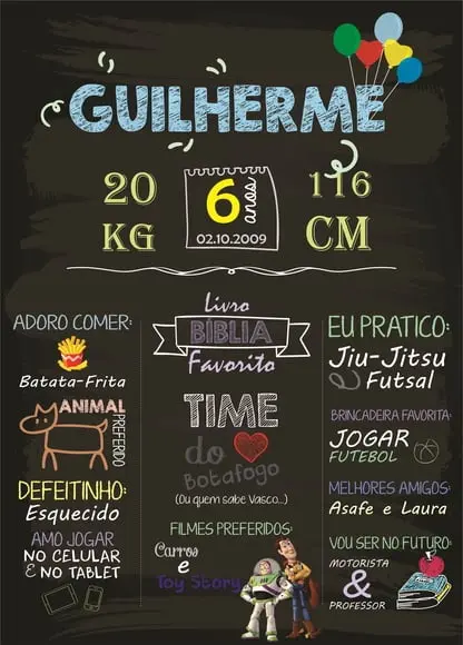 Chalkboard Infantil