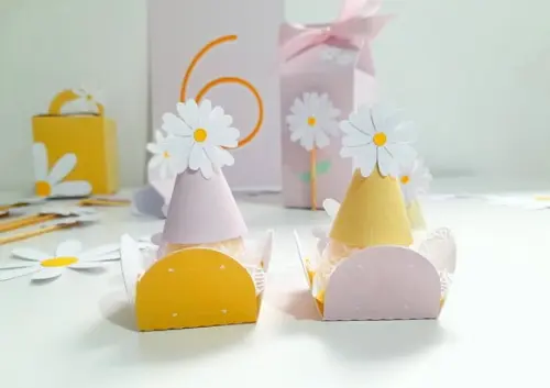 Chapéuzinho para Doces Margaridas