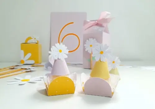 Chapéuzinho para Doces Margaridas
