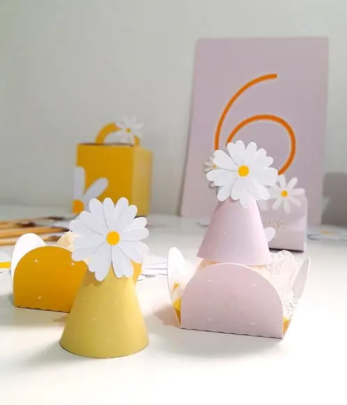 Chapéuzinho para Doces Margaridas