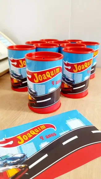 Cofrinho Hotwheels - Carros