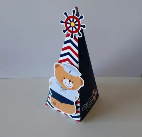 Cone Pirâmide - Ursinho Marinheiro