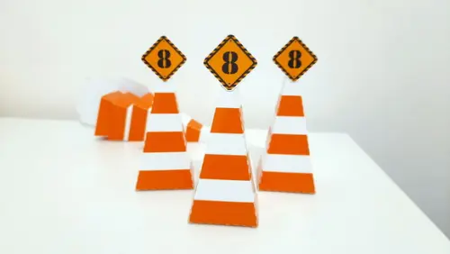 Cone Trânsito - 10 cm