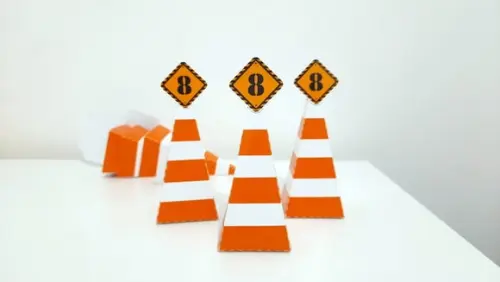 Cone Trânsito - 10 cm