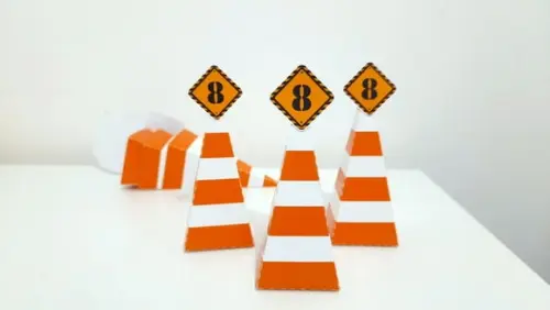 Cone Trânsito - 10 cm