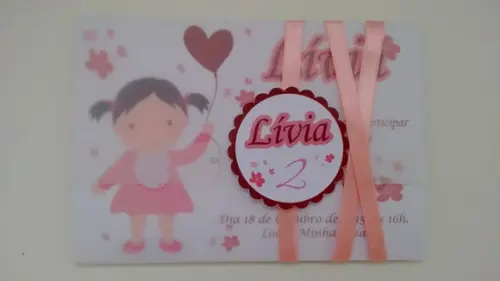 Convite Boneca