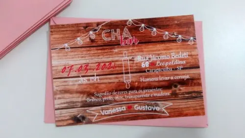 Convite Chá Bar