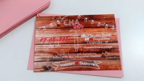 Convite Chá Bar