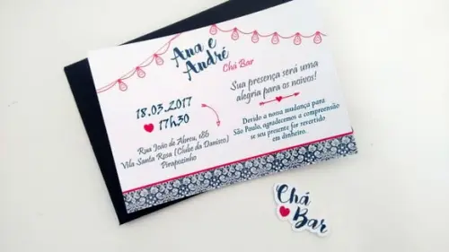 Convite Chá Bar