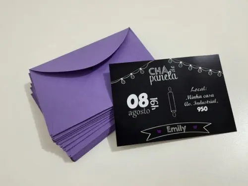 Convite Chalkboard