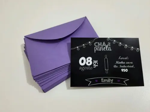Convite Chalkboard